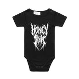 🍼 Honey Ink Baby Script Onesie – Tiny but Mighty!