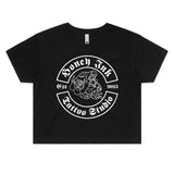 🖤 Honey Ink Tattoo Logo Crop Tee – Hive Vibes