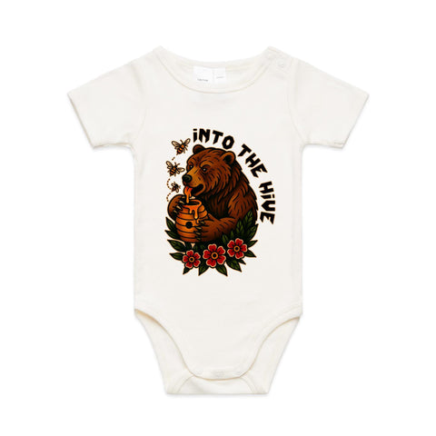 🐻 Honey Bear Baby Onesie – For the Sweetest Little Cub!