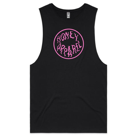 🐝 Honey Apparel | Barnard Tank Tee – Electric Pink Design