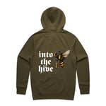 🔥 Into the Hive Heavyweight Hoodie – Bold Back Print Edition 🔥