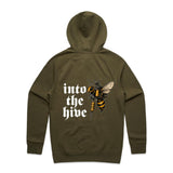🔥 Into the Hive Heavyweight Hoodie – Bold Back Print Edition 🔥