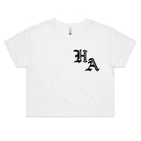 🍯 H/A Honey Apparel Crop Tee – Street Style Vibes