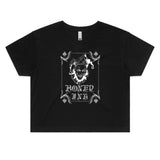 🎭 The Joker Crop Tee – Honey Ink Edition