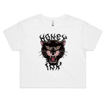 🐾 Pierced Panther Relaxed Tee – Fierce. Cropped. Unapologetically Bold.