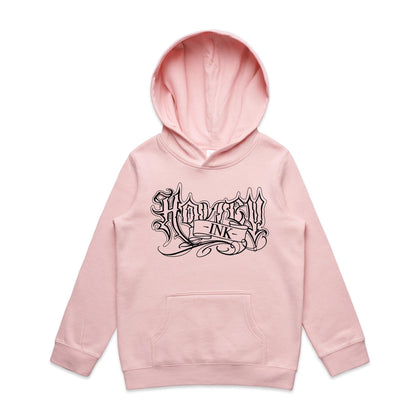 Youth Honey Ink Script Hoodie — Classic Style, Everyday Comfort 🖋️