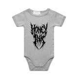 🍼 Honey Ink Baby Script Onesie – Tiny but Mighty!