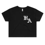 🍯 H/A Honey Apparel Crop Tee – Street Style Vibes