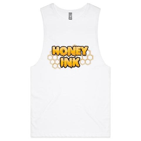 Honey Comb Honey Ink Barnard Tank Tee – Premium Muscle Tank for Summer & Gym 🍯💪