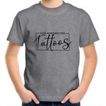 Cool Mums Have Cool Tattoos - Kids Youth Crew T-Shirt