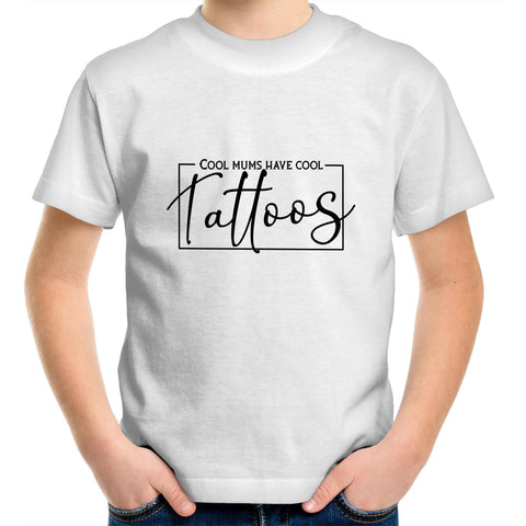 Cool Mums Have Cool Tattoos - Kids Youth Crew T-Shirt